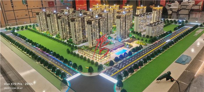 樓房沙盤模型制作-——十里春風 樓房沙盤模型制作-——十里春風